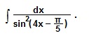 11.1.6. Интегрирование тригонометрических функций.